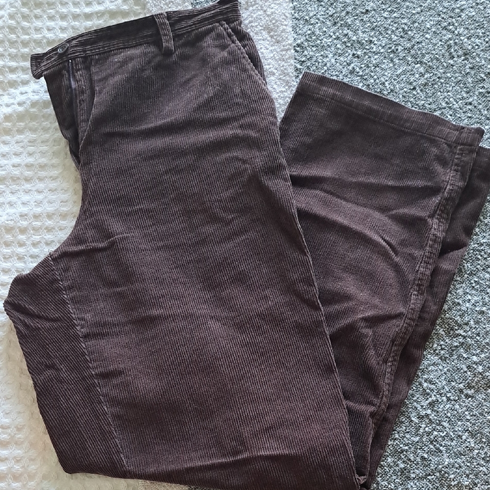 Brown Baggy Corduroy Pants